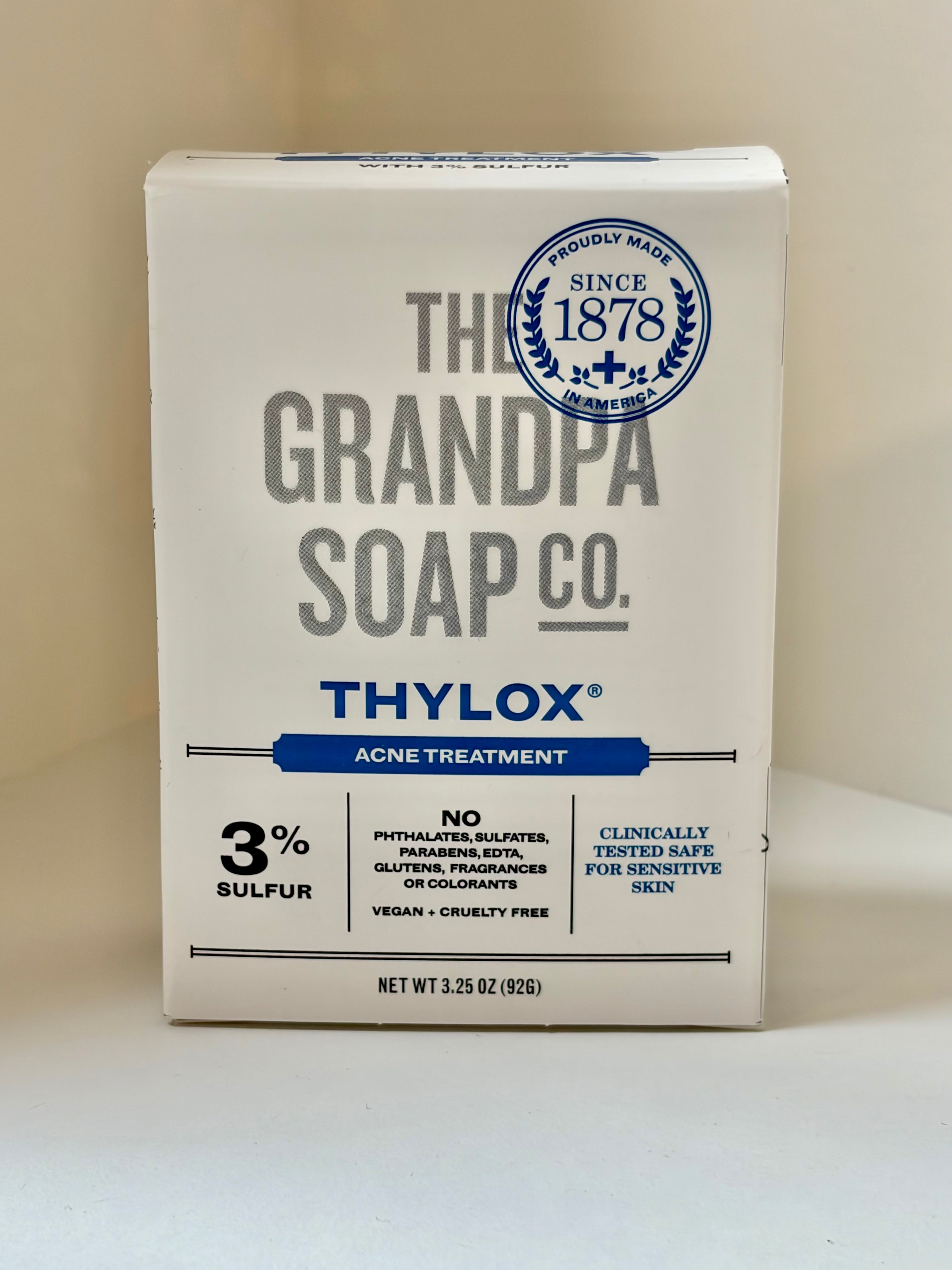 The Grandpa Soap Acne Treatment