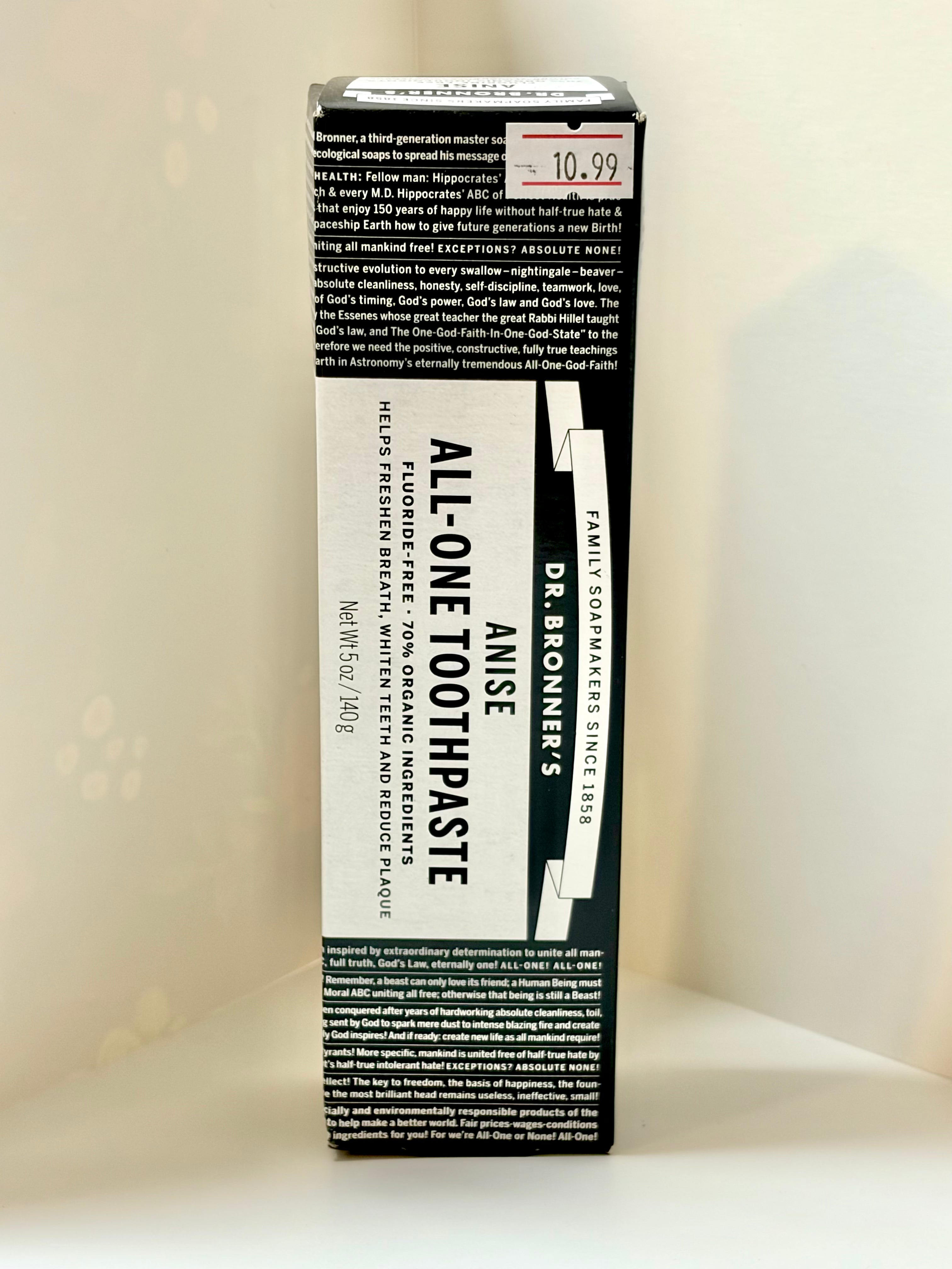 Dr. Bronner's Toothpaste Anise