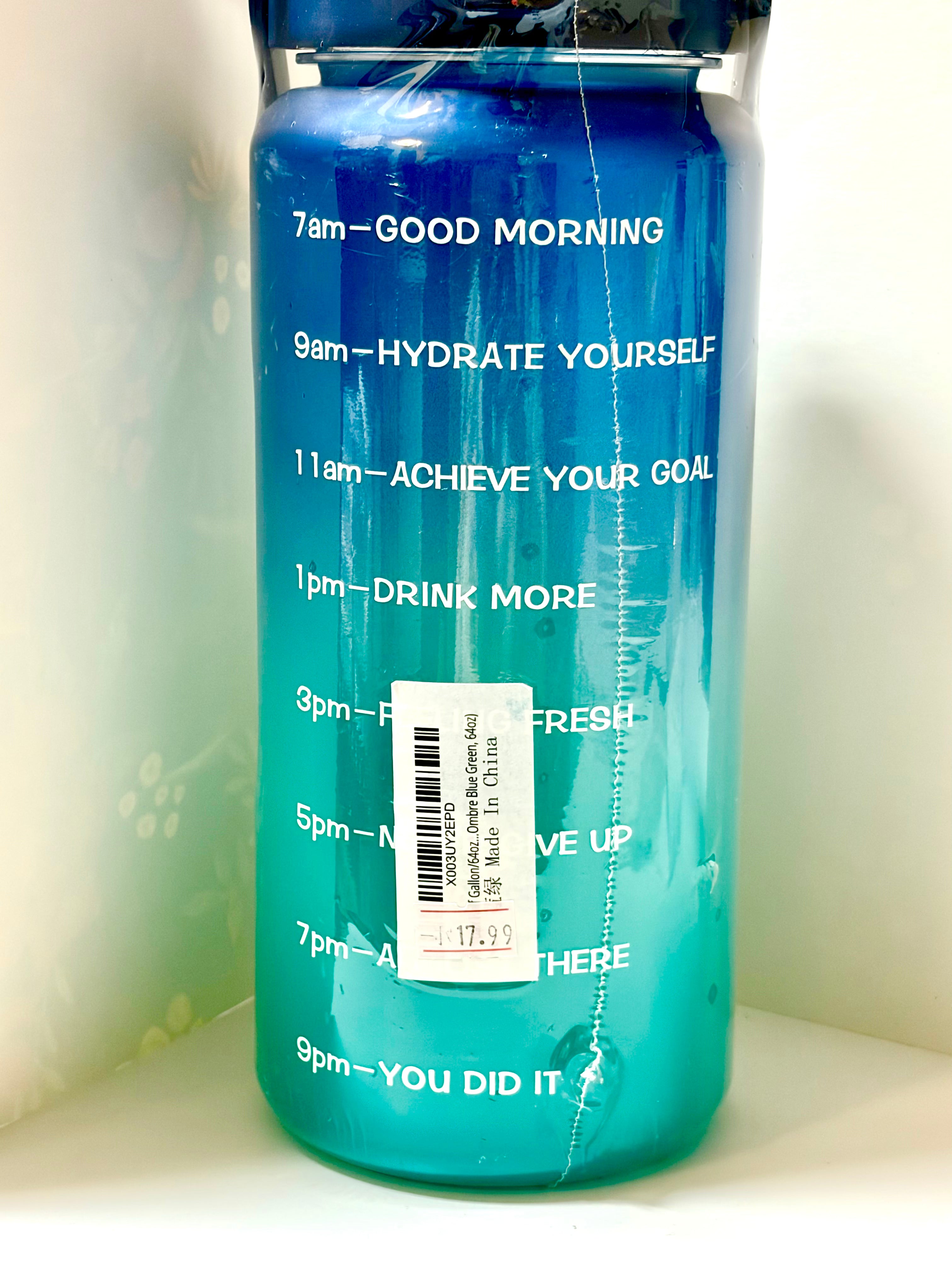 Water Bottle (Blue & Teal)
