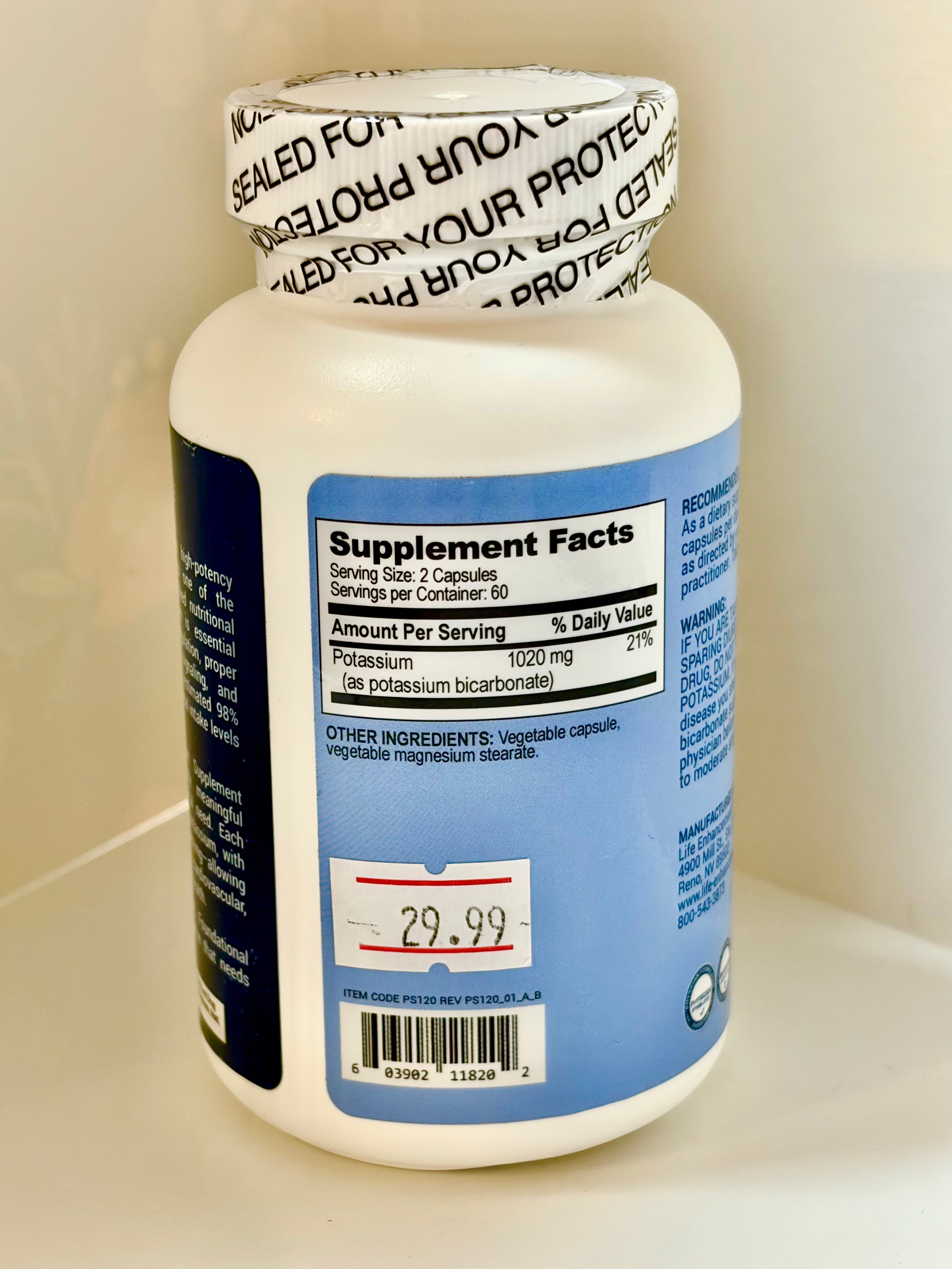 Potassium Supplement