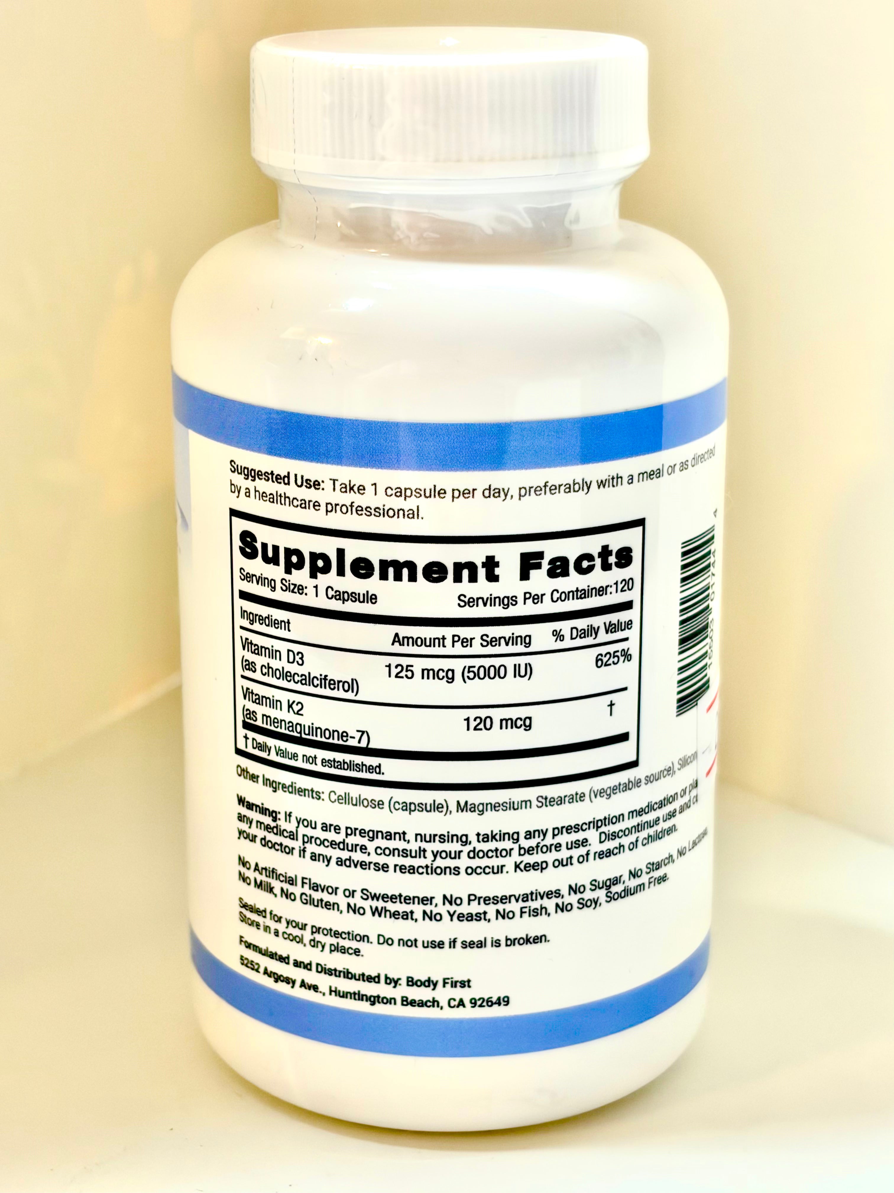 Vitamin D3 + K2