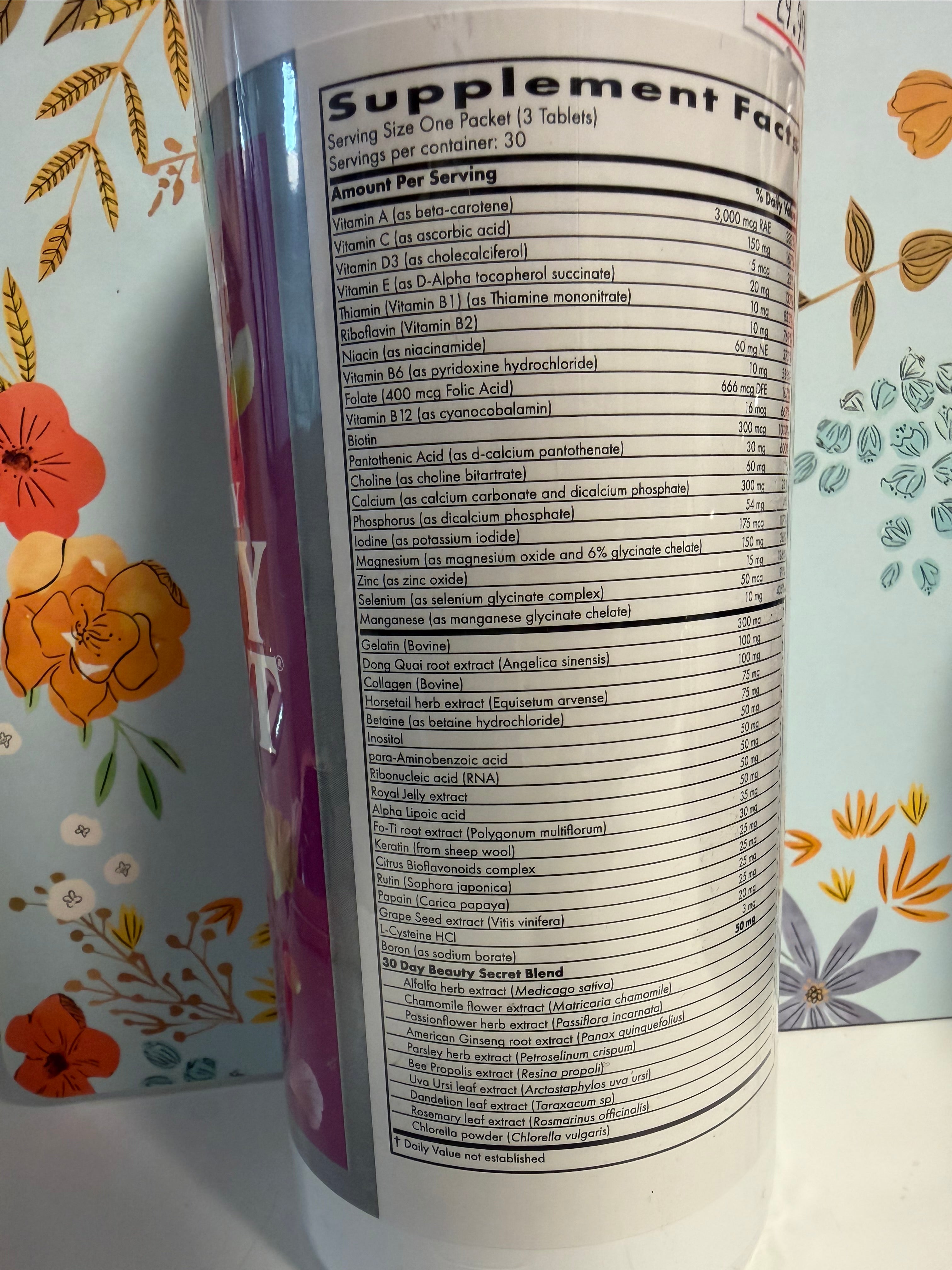 30 Day Beauty Vitamin